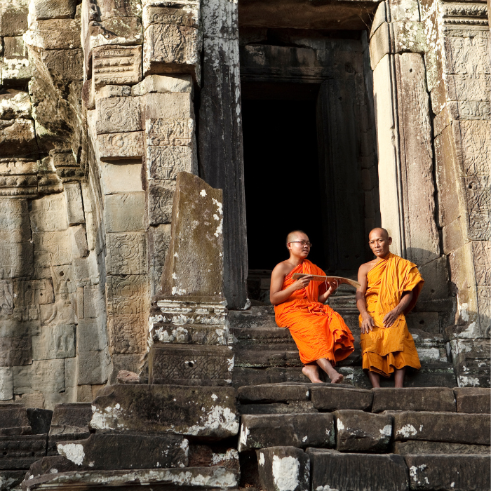 Monks in Siem Reap